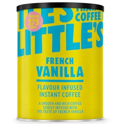 Image of Little&#039;s French Vanilla Flavoured Instant Coffee, 500g Tin Rich &amp; Smooth Infused With Flavour Vegan Friendly, Low Calories, No Added Sugar