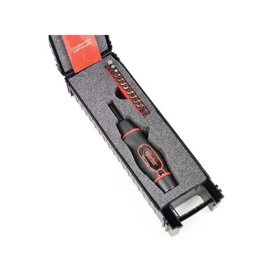 Image of Norbar 13702 Torque Screwdriver Kit with 1/4 Inch Bit Holder/1.2 6.0 N m 12 Bits Black