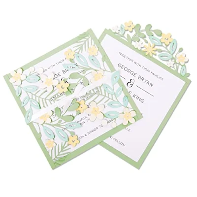 Image of Sizzix Thinlits Die Set 9 Pack 664395 Floral Edges #2, Paper, Multi Colour, One Size