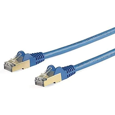Image of StarTech.com 7m CAT6a Ethernet Cable Blue RJ45 Snagless Connectors STP Cord Copper Wire Network (6ASPAT7MBL)