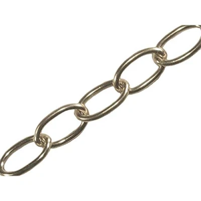 Image of Faithfull FAICHOC18 1.8mm 10m Chrome Oval Chain