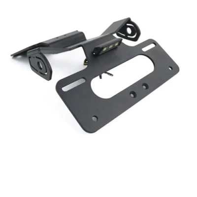 Image of HUSSLE Motorcycle Rear Tail Tidy Fit For Kawasaki Z650RS 2021 2022 2023 License Plate Holder Fender Eliminator Kit Registration Bracket