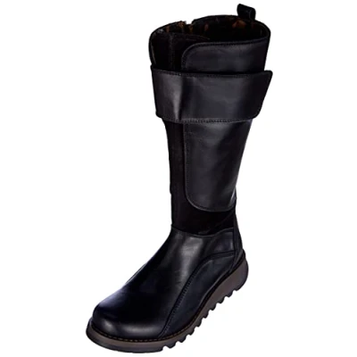 Image of Stun814Fly Rug Oiled Suede Women&#039;s Mid Calf Boots