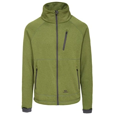 Image of Trespass Walkway, Cedar Marl, XXL, Warm Fleece Jacket 270gsm for Men, XX Large / 2X 2XL, Green