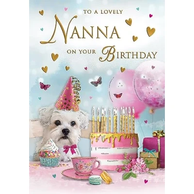 Image of Regal Publishing Birthday Card Nanna 9 x 6 inches