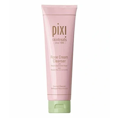 Image of Pixi Beauty Rose Cream Cleanser 135ml Mineral Rich Soothing and Gentle Flower Oil Moisturizes Suitable For Sensitive Skin 4.57 Fl Oz