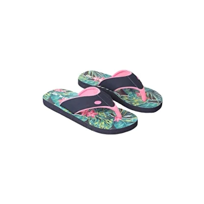 Image of Animal Swish Kids Flip Flops Slip on &amp; Lightweight Footwear with Soft Padded Straps for Boys Girls Best Spring, Summer, Beach Outdoors Green Shoe Size 10