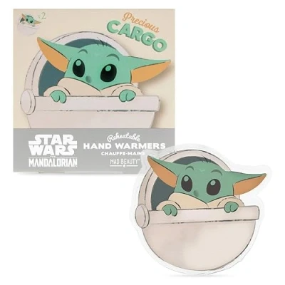 Image of Star Wars Grogu Hand Warmer Reusable x2 MAD Beauty Mandalorian The Child, Baby Yoda Character Design Heating, Cute Fun Gift for Men, Women, Adults