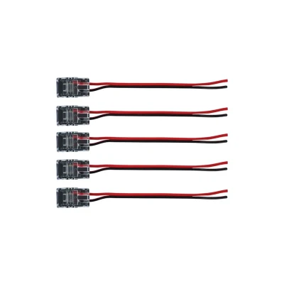 Image of Connector 150mm Wire For IP20 10mm Width Spotless Strip (Pack of 5) Integral LED