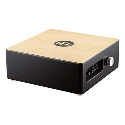 Image of Meinl Percussion Pickup Cajon Snare Flat Drum Box With Brushes Playing Surface Ash, Natural (TMPPCS)
