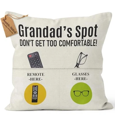 Image of Kies CROWNLY CRYSTAL® Gifts for Grandad Birthday with Pockets Gift from Grandchildren Grandpa Best