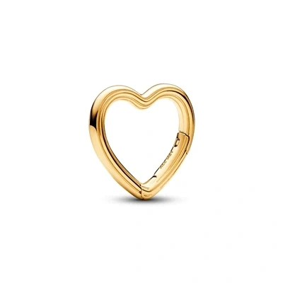 Image of Pandora ME Heart shaped gold plated connector