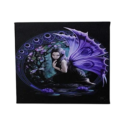 Image of Canvas Plaque Naiad by Anne Stokes H25cm X W19cm D1.5cm pack of 1