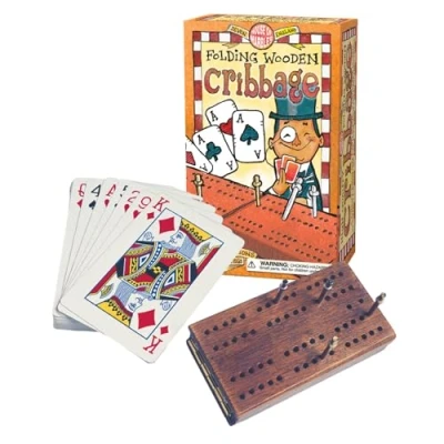 Image of House of Marbles Wooden Cribbage Set