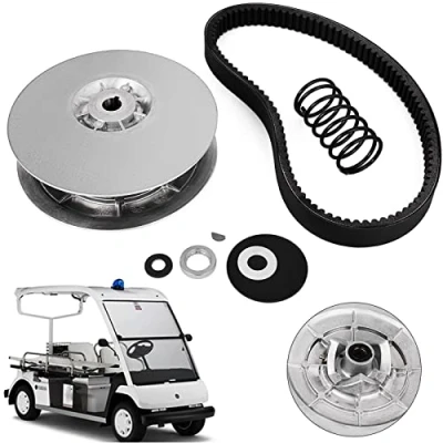 Image of VEVOR Rear Driven Clutch Kit for Yamaha Gas Golf Cart G2 G22 1985+ Secondary with Belt JN6 G6201 03 04, Silver