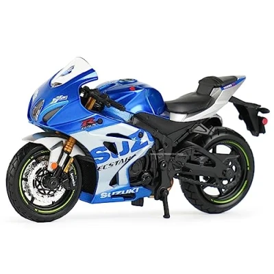 Image of May Cheong B18 51088 Bburago SUZUKI GSX R 1000 Motorbike Motocycle, Red, 1:18