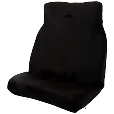 Image of Cosmos HDC 52203 Hi Back Double Heavy Duty Seat Cover in Black