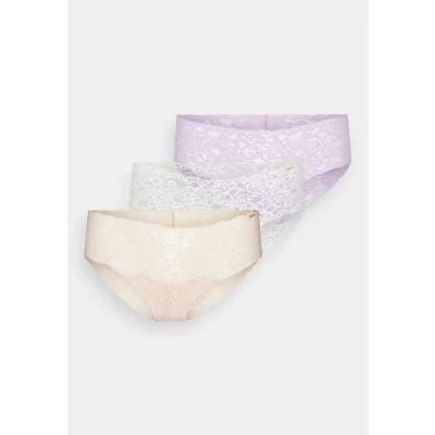 Image of Dorina LANA ECO 3 PACK Briefs, Women&#039;s, Size: 8, Purple/beige/ivory