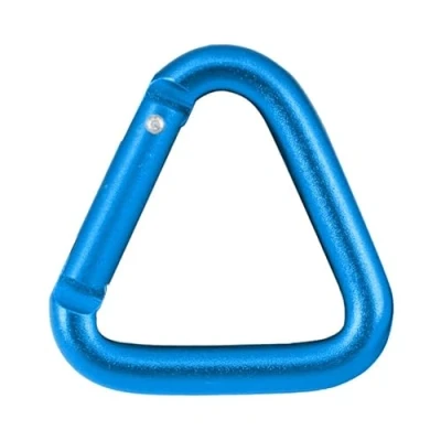 Image of Ldabrye Aluminum Alloys Outdoor Triangular Carabiner Locking Clip Keychains For Backpacking Camping Hiking Travel