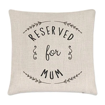 Image of Gift Base Reserved For Mum Linen Cushion Cover
