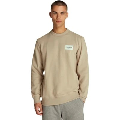 Image of Tommy Hilfiger Men’s Monotype Label Round Neck Sweatshirt