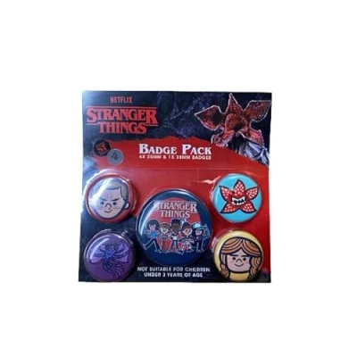 Image of Stranger Things 4 Badge Pack