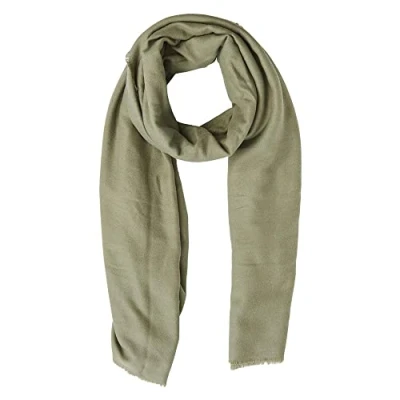 Image of PIECES Women&#039;s Pccilja Noos Bc Long Scarf, Deep Lichen Green, One Size