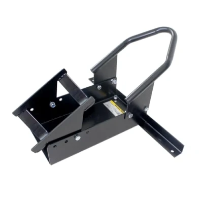 Image of MaxxHaul 80077 Standard Motorcycle Wheel Chock with Pivoting Cradle