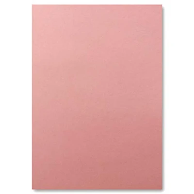 Image of 50 DIN A4 paper sheets plano old pink (pink) 240 g m² 21 x 29.7 cm craft sheet clay photo cardboard FarbenFroh