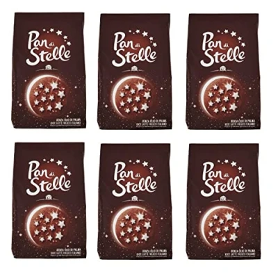 Image of 6x Mulino Bianco Cookie &#039;Pan di Stelle&#039;, 350g
