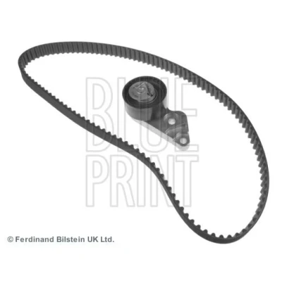 Image of 4M5G6K254DB, 4M5G6K254DBS1, 96MM6K288A2A, 96MM6K288A2AS1 Timing belt kit BLUE PRINT ADM57323 117 with rounded tooth profile FORD: FIESTA 5