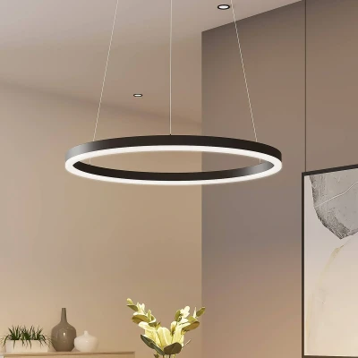 Image of Arcchio Albiona Pendant Ø60 Black/White