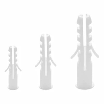 Image of 300 PCS White Wall Plugs, Expansion Nail Plastic Screw Plugs