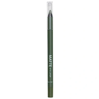 Image of GOSH Neon Blue Eyeliner Matte I Waterproof Pencil Soft &amp; Creamy for Easy Application Highly Pigmented Eye Longlasting Transferproof Vegan Perfume free 018 Olive Green
