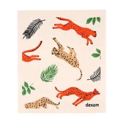 Image of Swedish Dishcloth Leopard Print