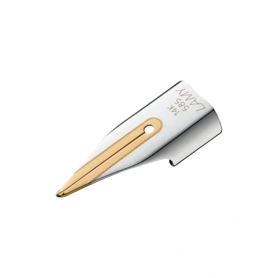 Image of Lamy Z 55 Nib 888 14 Carat Gold Two Tone (Partially Platinum Plated) Thickness M 1227752 Silver 1 Piece (Pack of 1)