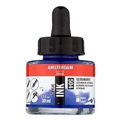 Image of OFITURIA Amsterdam ACRYLC Ink ULT.Marine, Ultramarine, One Size