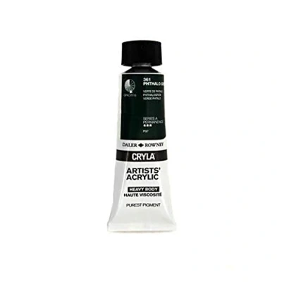 Image of Daler Rowney Cryla Acrylic 75 ml Phthalo Green, Professional Artists
