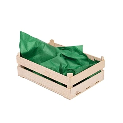 Image of Wooden Play Food Pretend Grocery Shop Large Crate for Fruits by Erzi