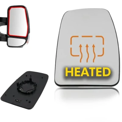 Image of ROBUST Door Wing Mirror Glass Heated Right Driver Side for Nissan NV400 Vauxhall Opel Movano Renault Master 4419417 963655132R