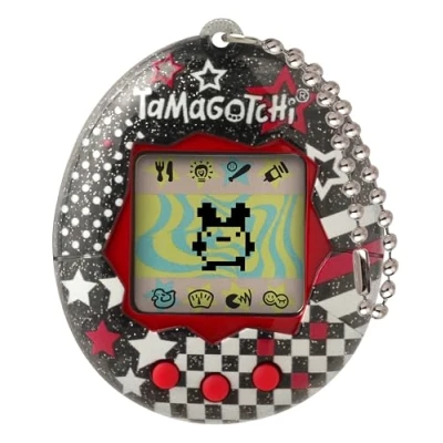 Image of Bandai Tamagotchi Original Rock Glitter Digital Pet Nurture And Raise The Electronic Japanese Kids Toys For Girls Boys Make Great 90s Retro Gifts