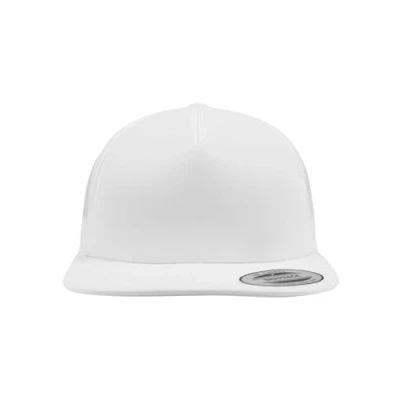 Image of Flexfit Foam Trucker Cap, White, one Size