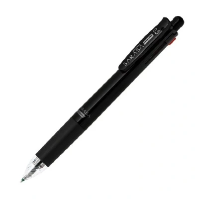 Image of Zebra multi function pen Sarasa 0.5 4 + 1 P J4SA11 BK black