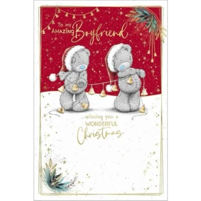 Image of Me To You Bear Amazing Boyfriend Christmas Card