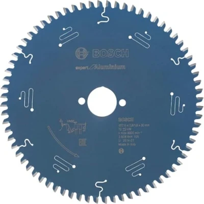 Image of Bosch Accessories Professional 1 x Expert for Aluminium Circular Saw Blade (for Aluminium, Diameter 210 30 2.8 mm, 72 Teeth, Accessories)