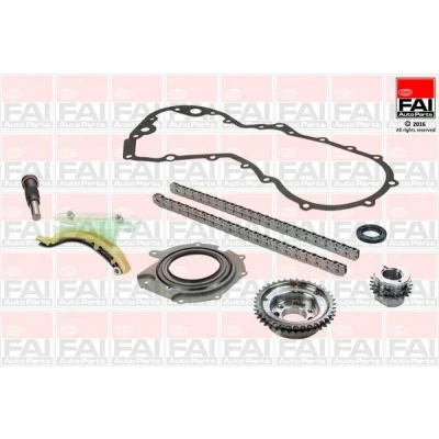 Image of 1198056, 2M5Q6P250AB, 2M5Q6P250BA Timing Chain Kit FAI AutoParts TCK122 with gears, gaskets/seals Simplex, Bolt FORD: Galaxy Mk2 MPV