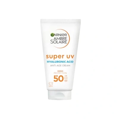 Image of Garnier Ambre Solaire Anti age, Face Protection Cream SPF50, Super UV, 50ml