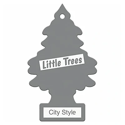 Image of Little Trees Air Freshener Tree MTR0077B City Style Fragrance For Car Home Boat Caravan 24 Pack