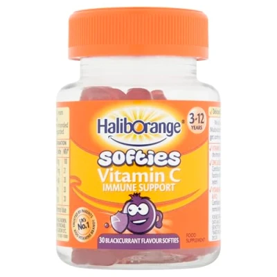 Image of Haliborange Kids Blackcurrant Vitamin C Immune softies Tablet 30