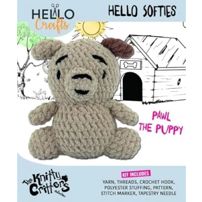 Image of KNITTY CRITTERS Hello Softie Pawl The Puppy